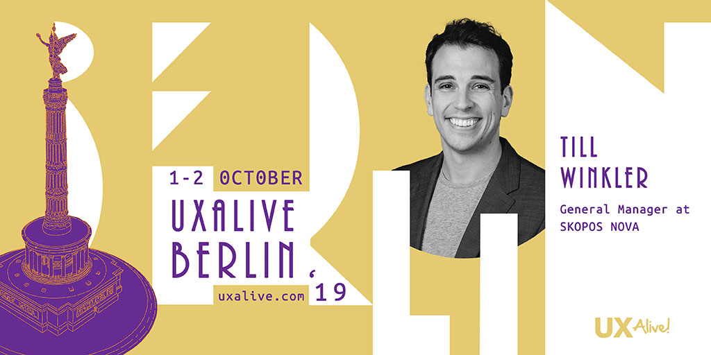 Till WInkler auf dem UXALIVE Berlin 2019