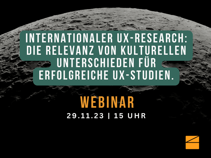 INTERNATIONALER UX RESEARCH